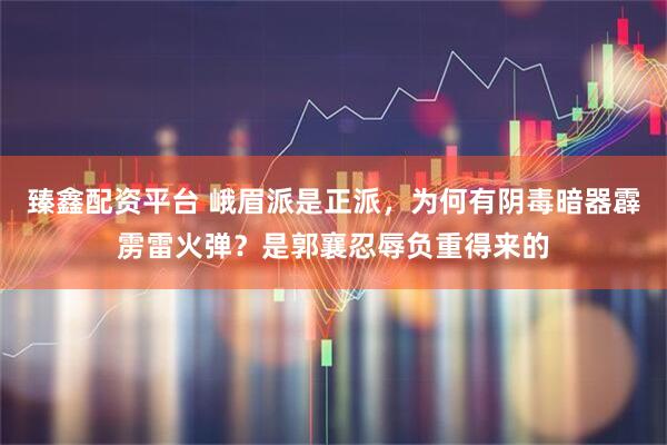 臻鑫配资平台 峨眉派是正派，为何有阴毒暗器霹雳雷火弹？是郭襄忍辱负重得来的