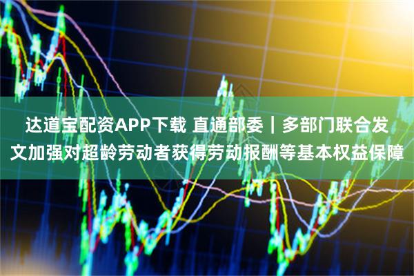 达道宝配资APP下载 直通部委｜多部门联合发文加强对超龄劳动者获得劳动报酬等基本权益保障